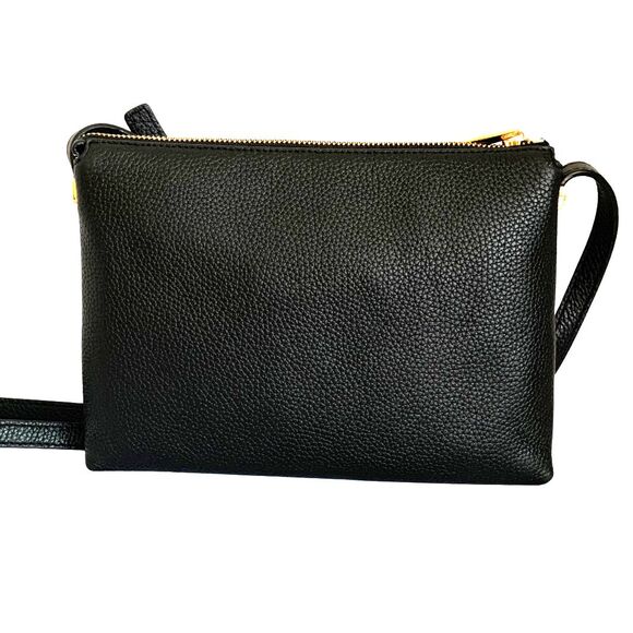Marc Jacobs Black Pebbled Leather Crossbody with Adjustable  Strap Small - Picture 4 of 13
